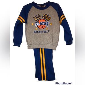 Mad Game Sz 2T Toddlers Boys 2pc Basketball Jogger Set NEW NWT